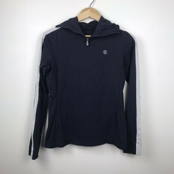 Bogner‎ Navy Blue /white Crystal Logo Base Layer First Layer USA M/L - Picture 1 of 8